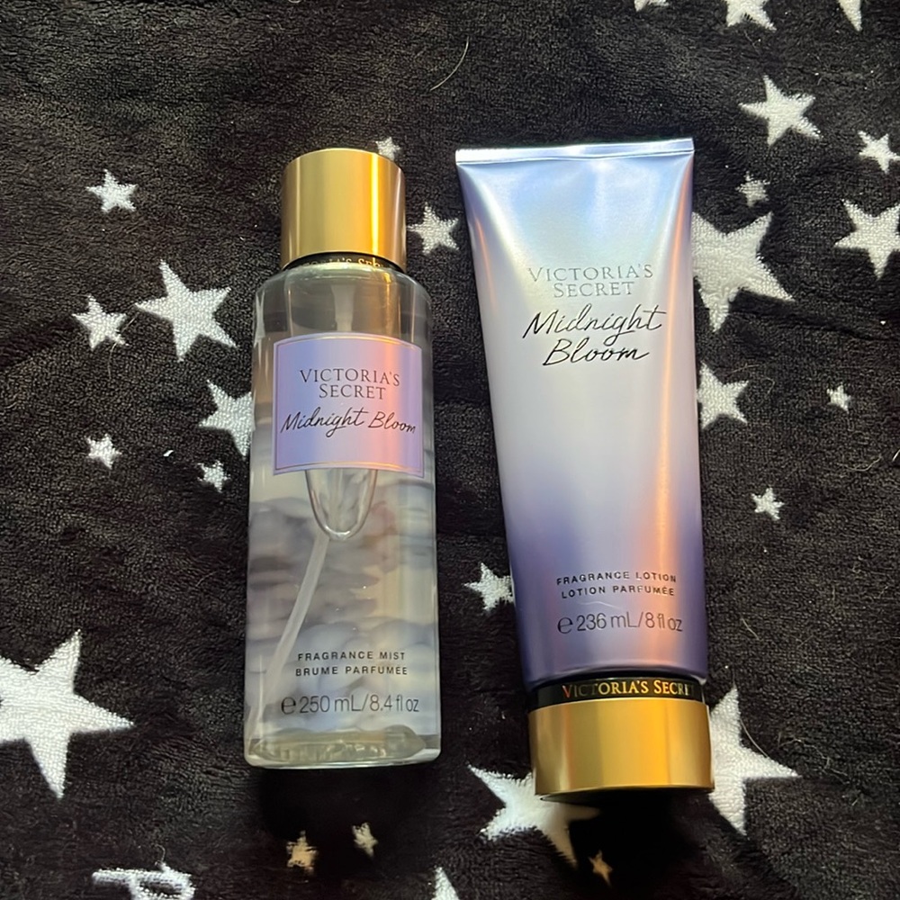 Victoria’s Secret midnight bloom lotion and spray mist